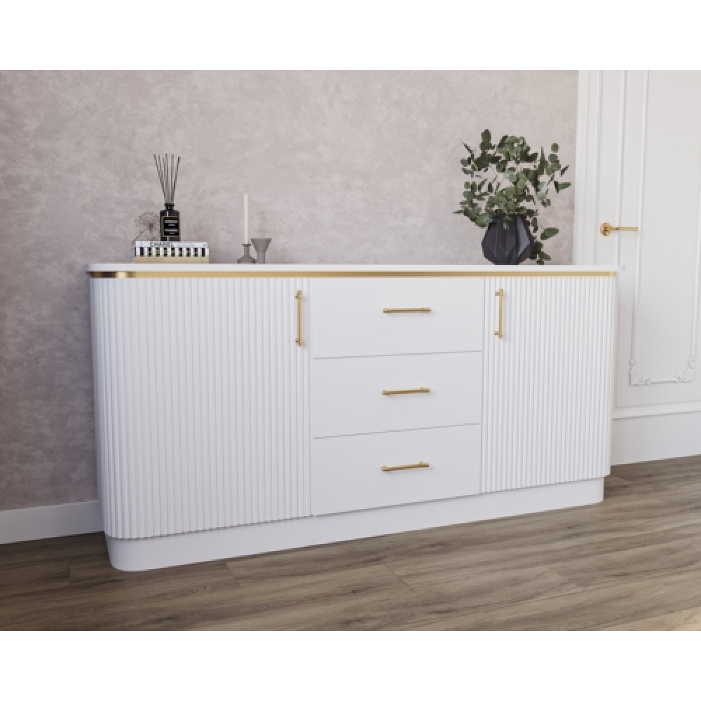 Casa Verdi chest of drawers made of solid ash 130 x 50 x 105 cm